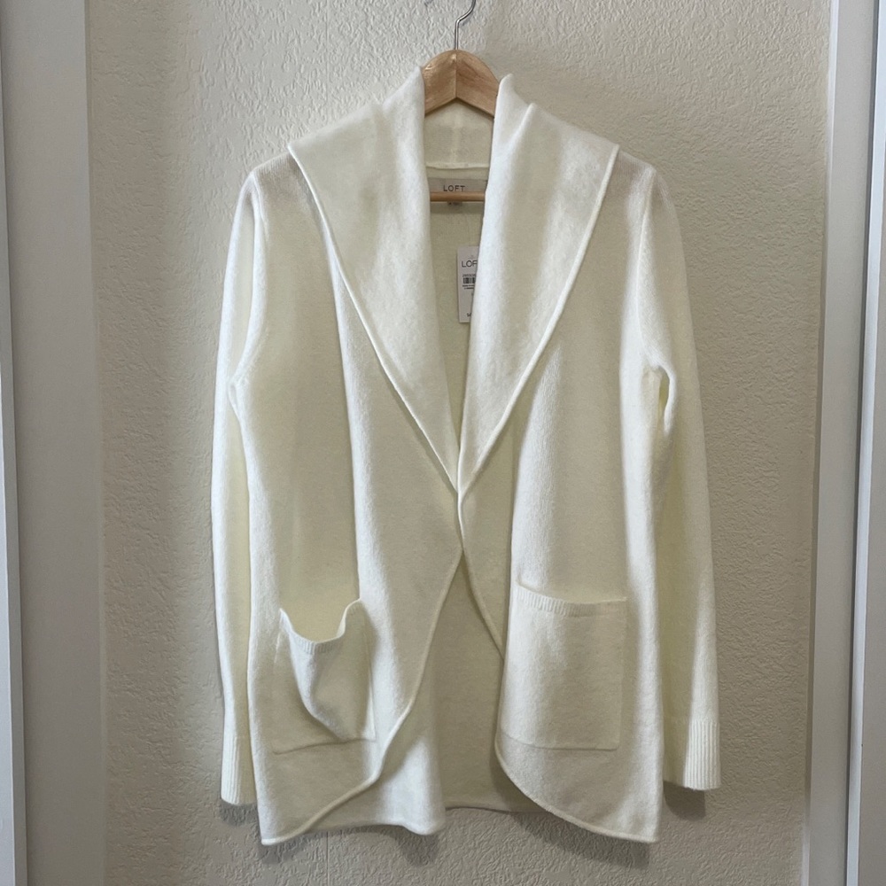 Loft Cream Cardigan NWT